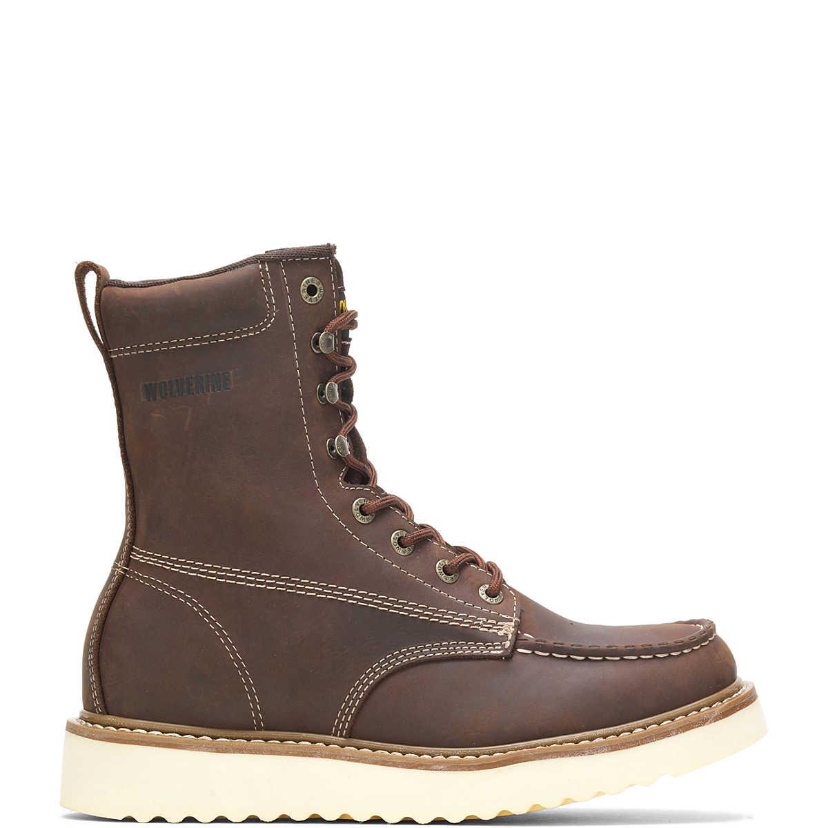 Men's Loader 8" Wedge Work Boot - Brown - Purpose-Built / Home of the Trades
