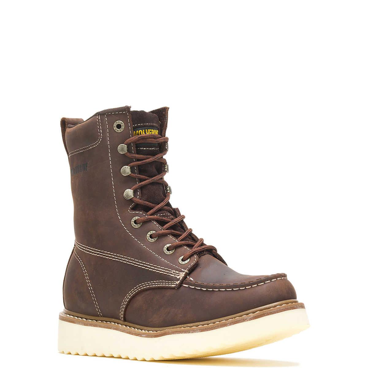 Men's Loader 8" Wedge Work Boot - Brown - Purpose-Built / Home of the Trades