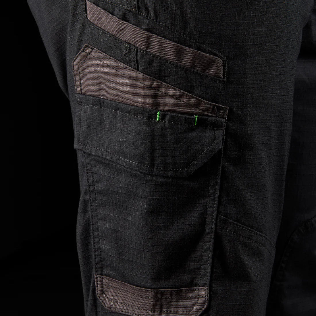 WP-12 Elastic Waist Stretch Work Pant - Black