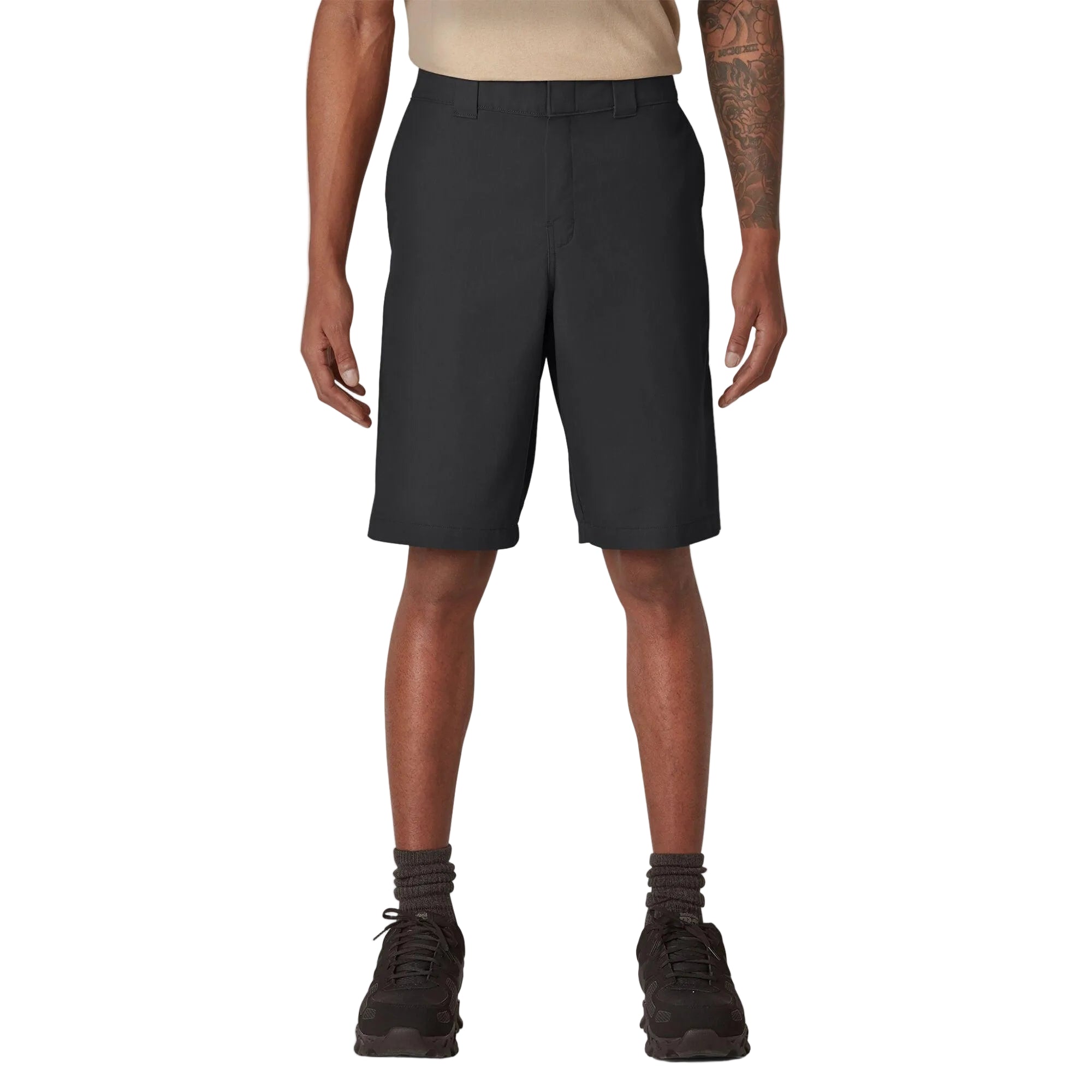 FLEX Cooling Active Waist Regular Fit Shorts, 11", Black - Purpose-Built / Home of the Trades