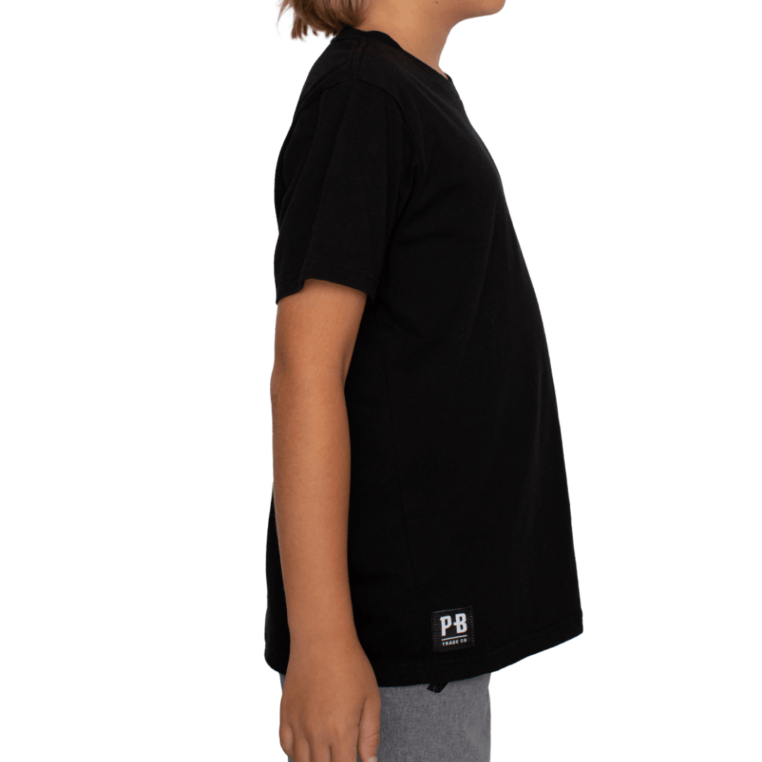 Youth Live Fast Tee, Black - Purpose-Built / Home of the Trades
