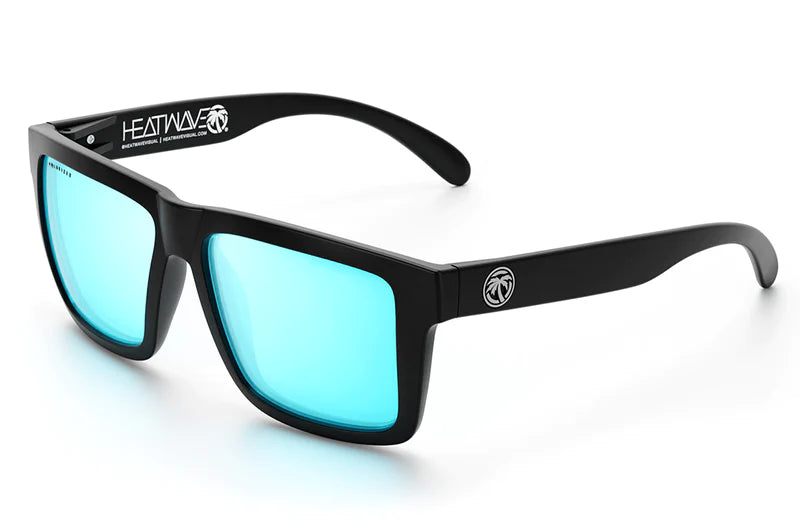 XL Vise X87 Sunglasses - Black Frame Arctic Chrome Lens