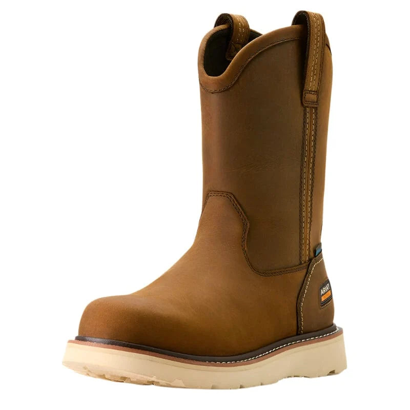Rebar Wedge Pull-On Waterproof Work Boot