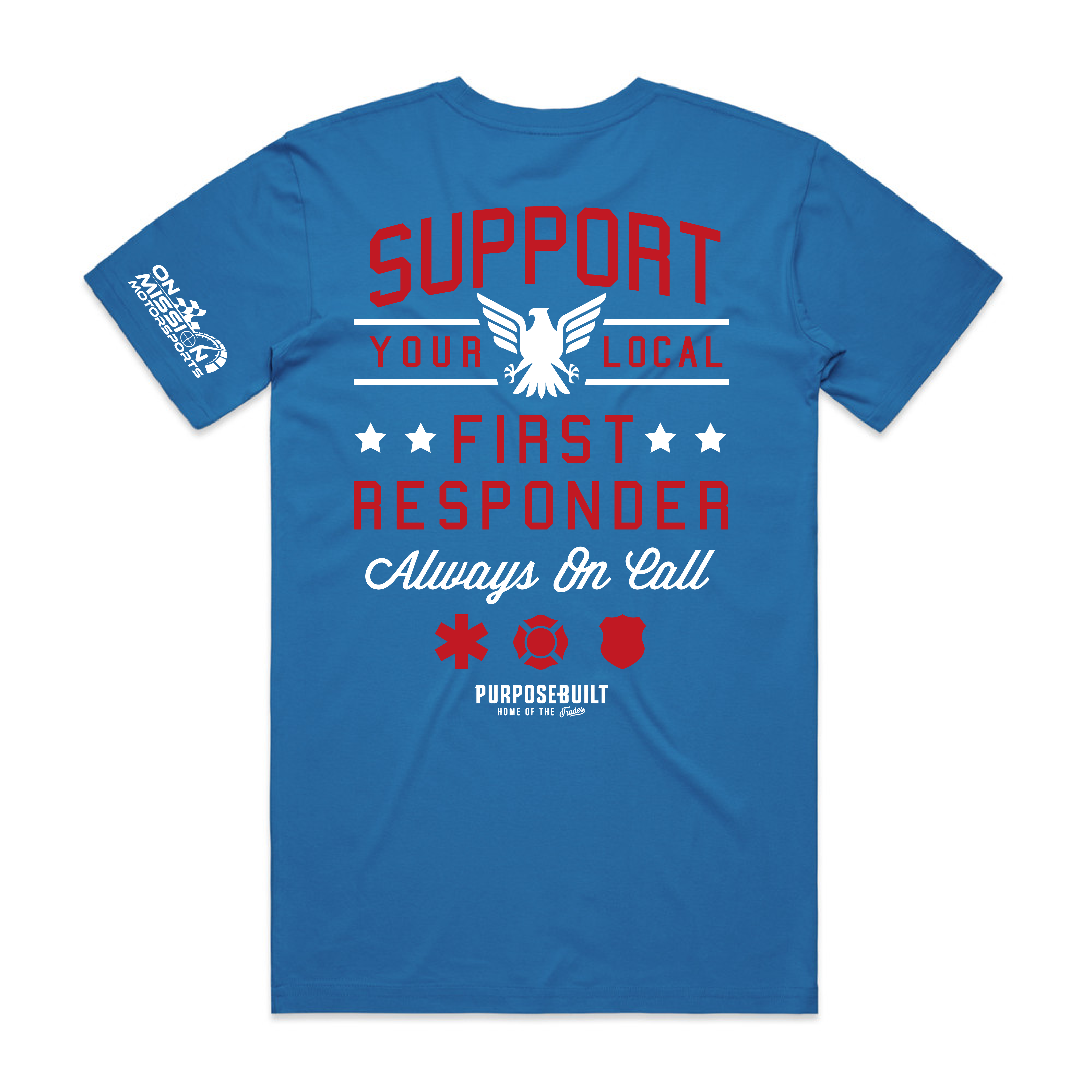 Always on Call, Limited Edition T-Shirt, Arctic Blue