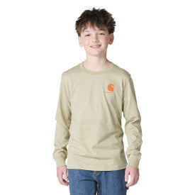 Youth Boys Long-Sleeve Skull T-Shirt - Elm