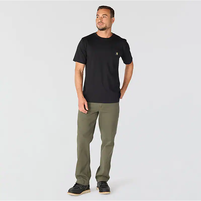 Irvine Relaxed Block Camo T-shirt-Black