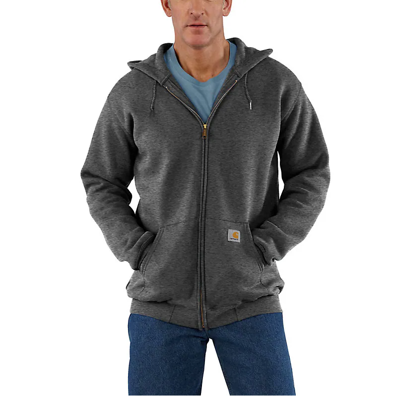 K122 Loose Fit Midweight Full-Zip Sweatshirt - Carbon