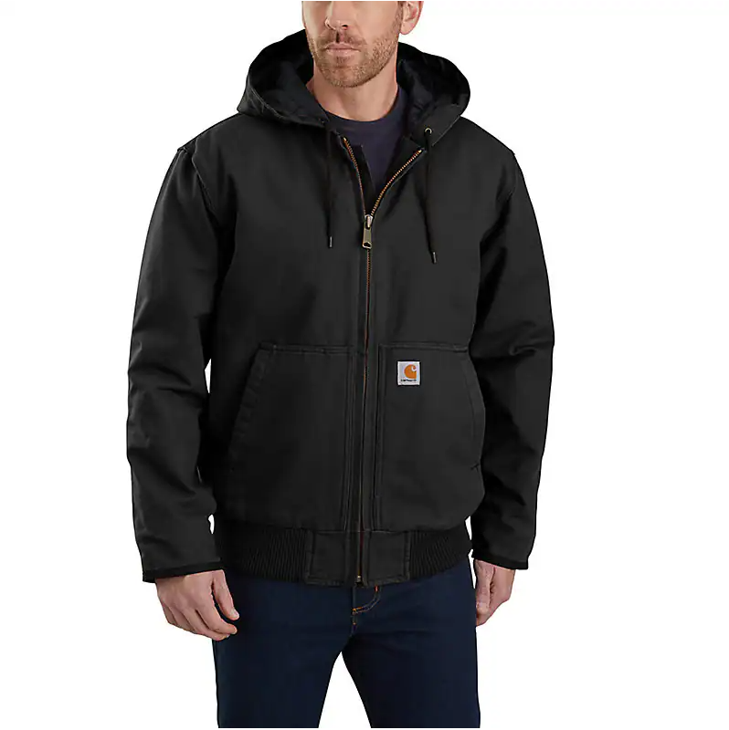 Washed Duck Active Jacket - Black