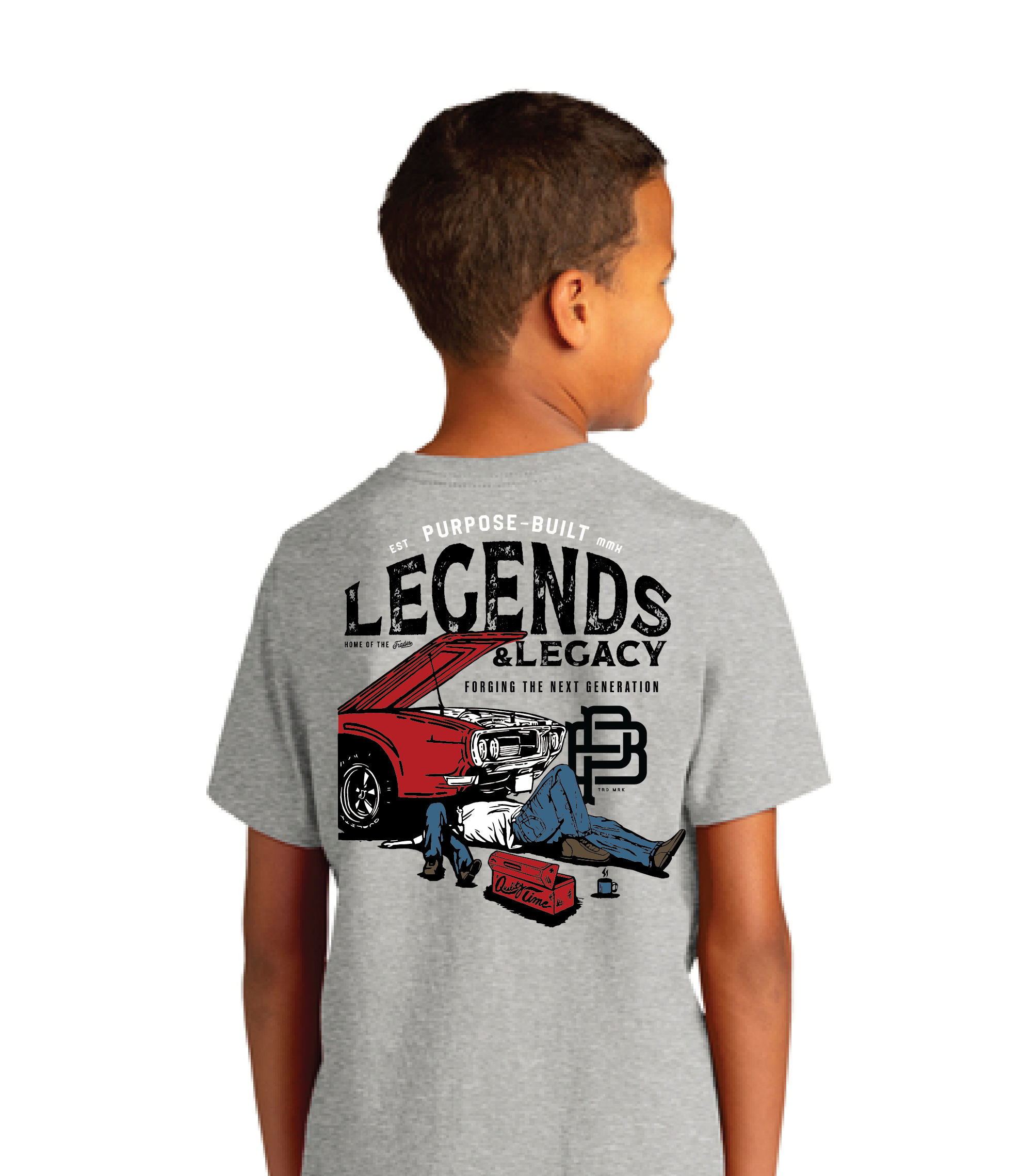 Youth: The Legend & the Legacy Tee, Heather Grey