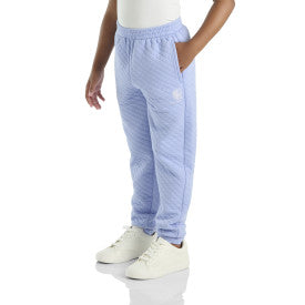 Youth Girls Quilted Jersey Logo Sweatpant - Pale Iris