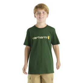 Youth Boys Short Sleeve Logo T-Shirt - Mountain View