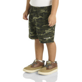 Infant/Toddler Boys Rugged Flex Camo work Short - Olive