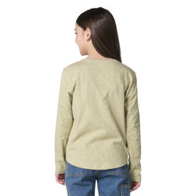 Youth Girls Long-Sleeve Sunflower T-Shirt - Elm