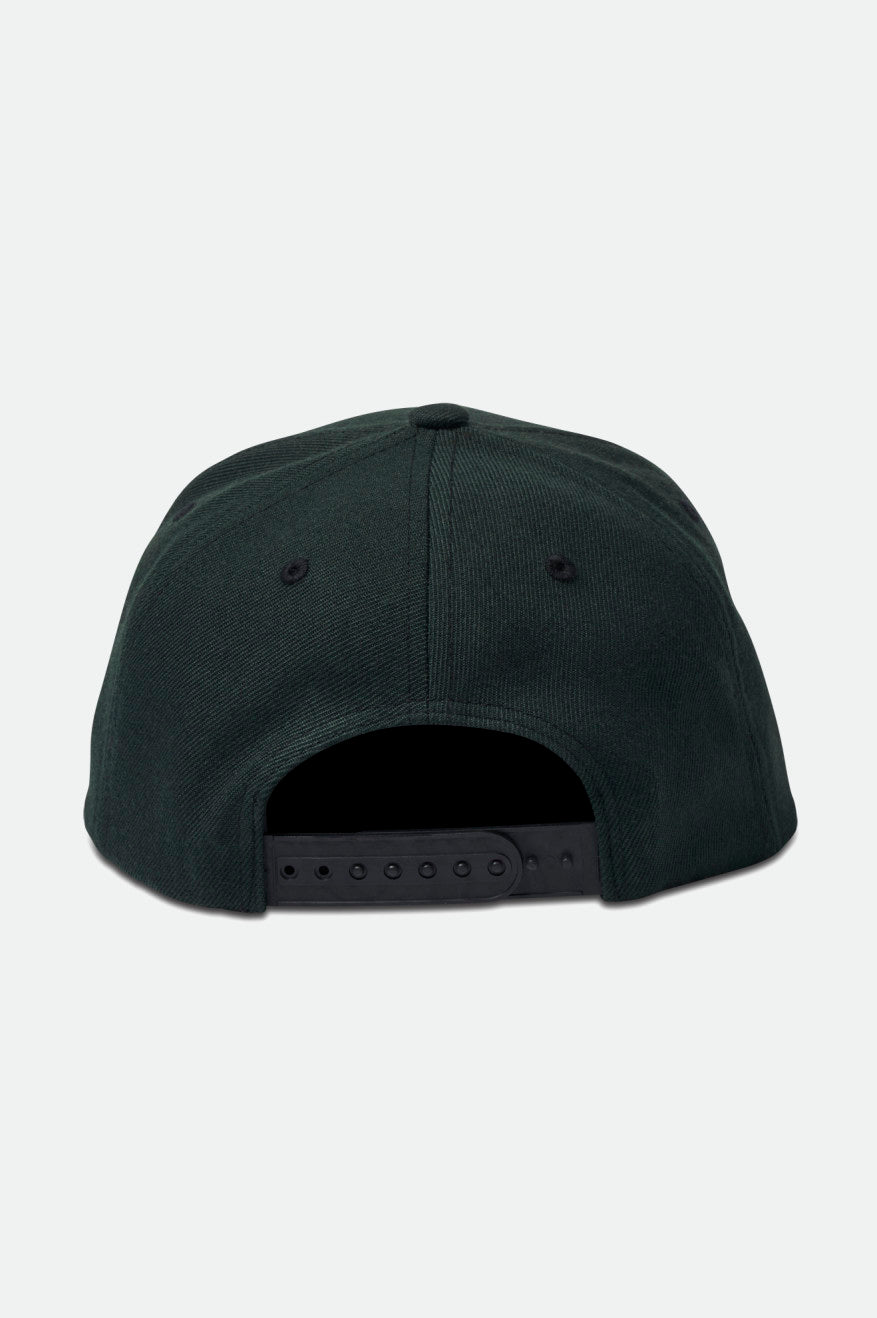 Crest Snapback- Black
