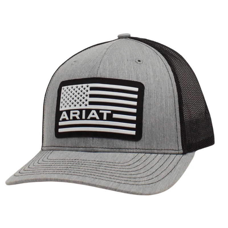 Ariat Men's USA Flag Snapback - Grey