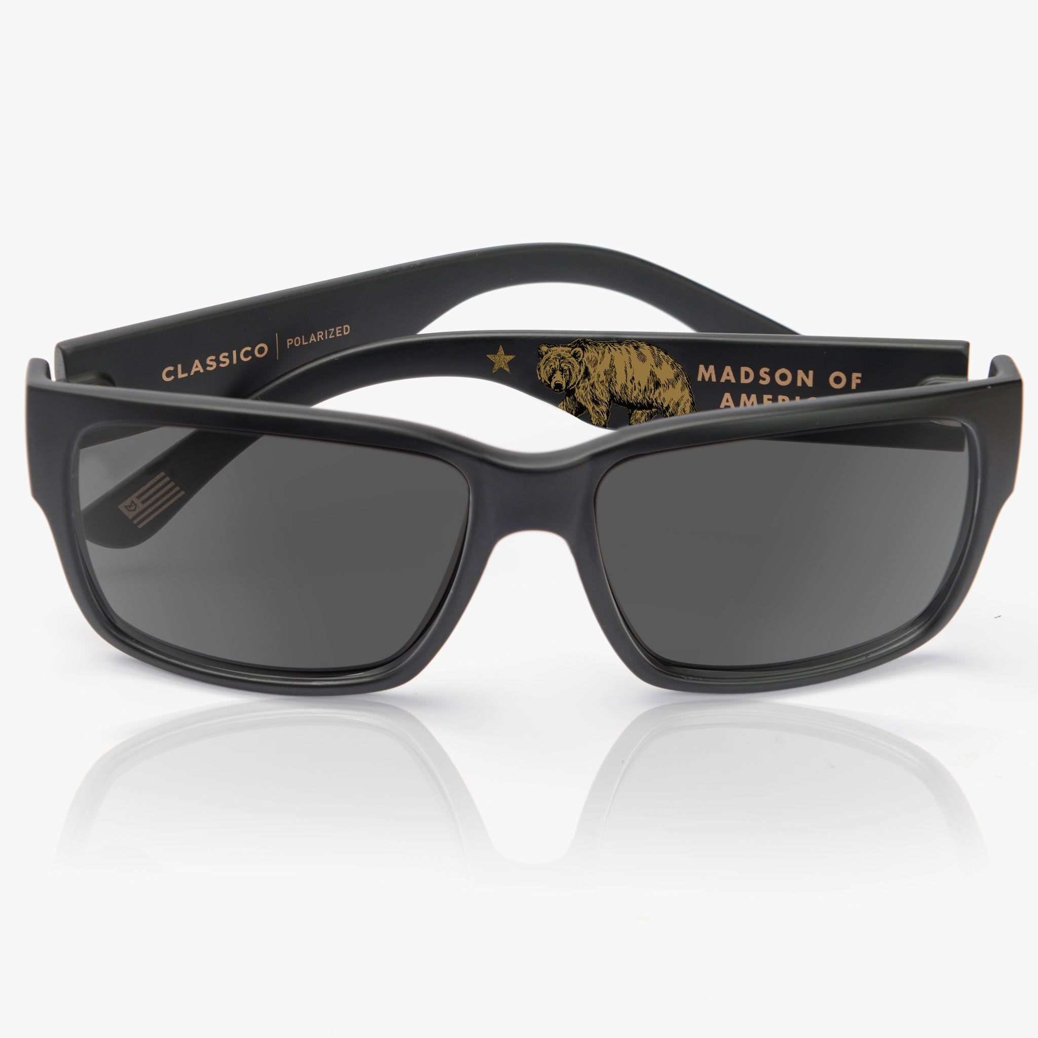 Classico - Black-California Bear / Grey Polarized