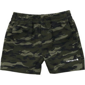 Infant/Toddler Boys Rugged Flex Camo work Short - Olive