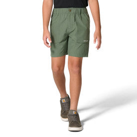 Youth Rugged Flex Heather Short -Laurel Wreath Heather