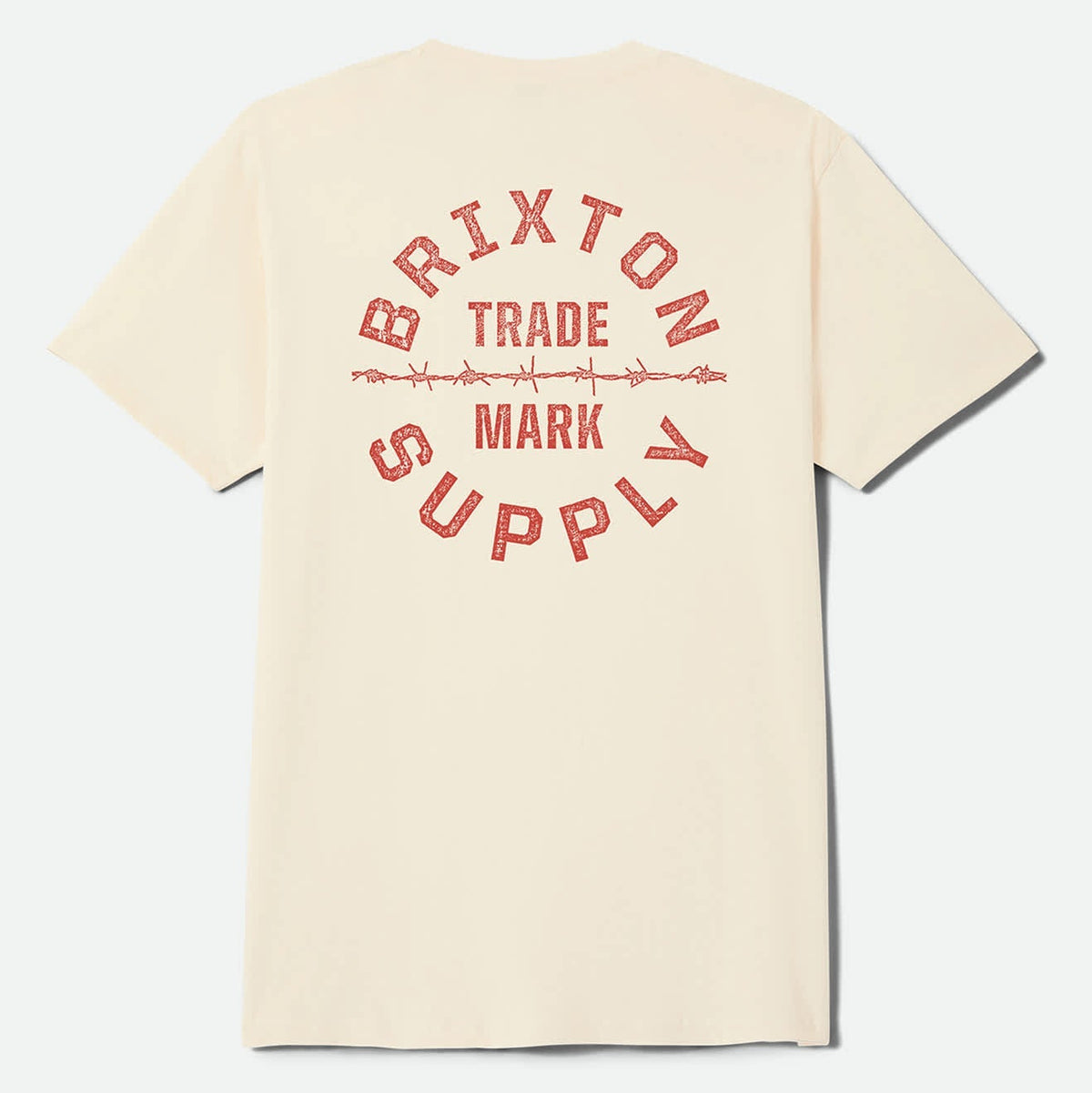 Oath V S/S Standard Tee- Cream/ Brick Red