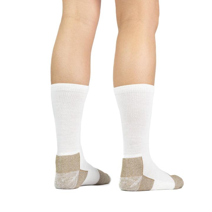 Work Steel-Toe Lightweight Crew - 2 Pack - White - Purpose-Built / Home of the Trades