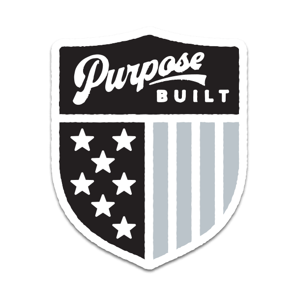 BADGE STICKER (3IN) - LAS VEGAS (OAKLAND) RAIDERS - Purpose-Built / Home of the Trades