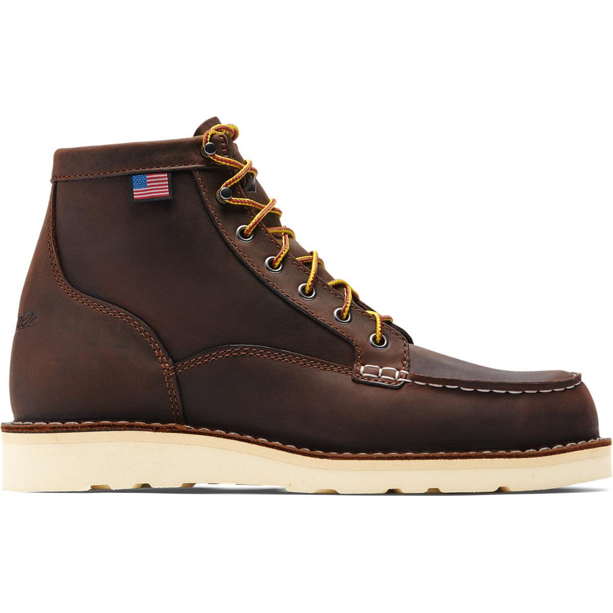 Men's 6" Bull Run Steel Toe Boots - Brown - Purpose-Built / Home of the Trades