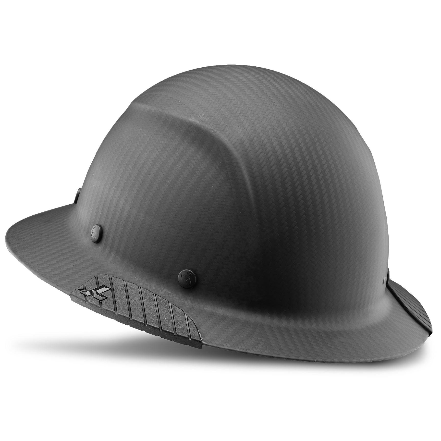 DAX Carbon Fiber Full Brim Hardhat (Matte Black) - Purpose-Built / Home of the Trades