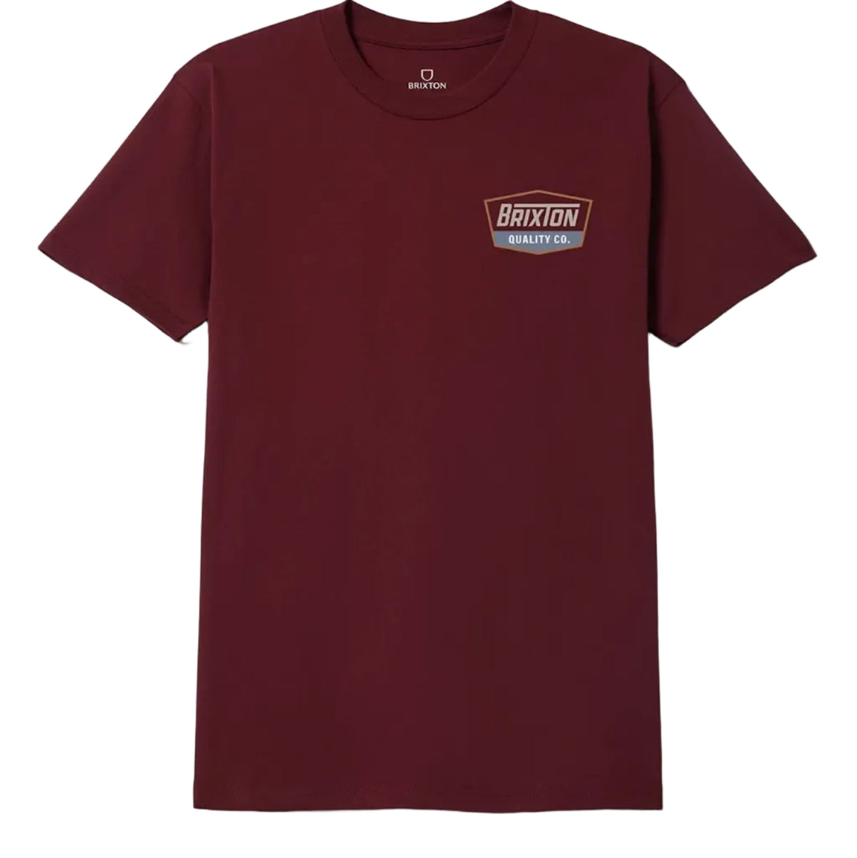 Regal S/S Standard Tee- Burgundy/Tobacco