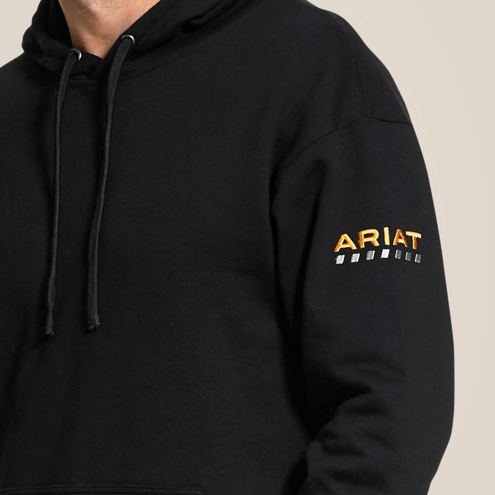 Rebar Workman Hoodie - Black - Purpose-Built / Home of the Trades