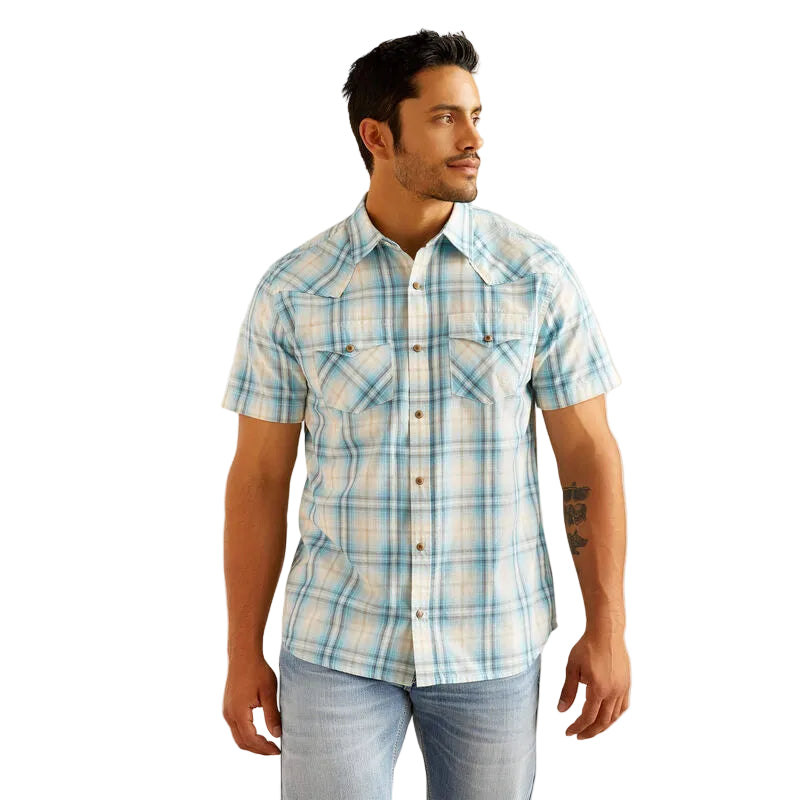 Harold Retro Fit Shirt - EGRET