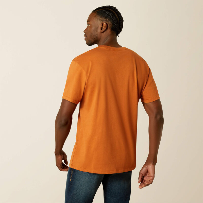 Ariat Underlands Camo Badge Tee- Adobe