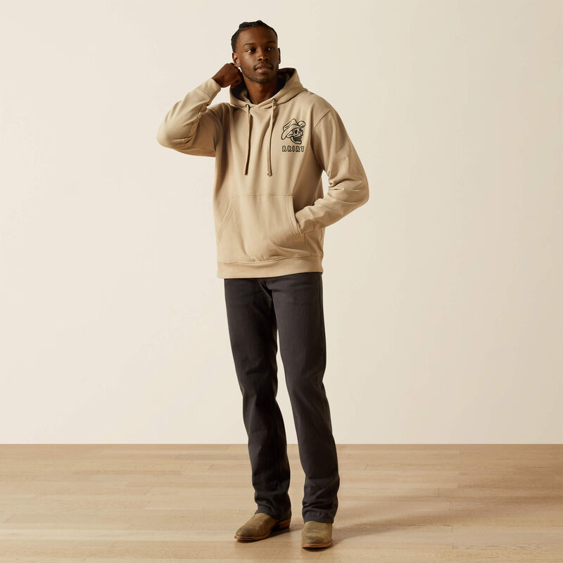 Ariat Drinking Buddies Hoodie- Beige