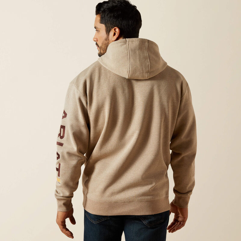 Workman Graphic Hoodie, Oatmeal Heather