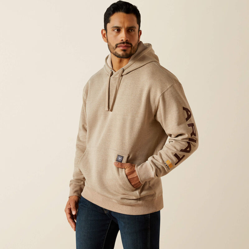Workman Graphic Hoodie, Oatmeal Heather