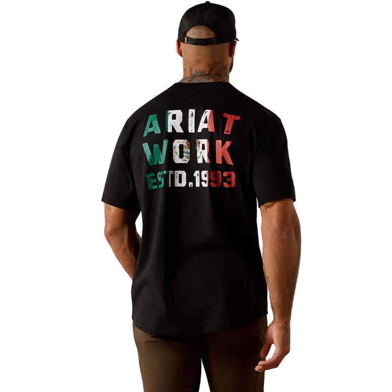 Rebar Workman Mexico Brickyard T-Shirt- Black