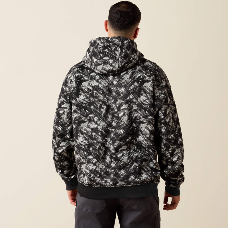 Rebar Workman Graphic Hoodie- Camo/Grey