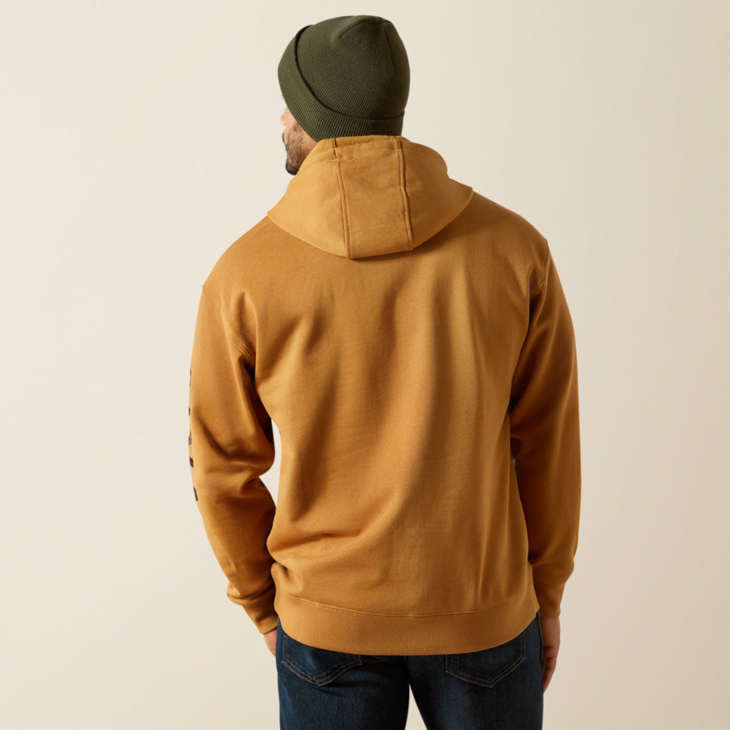 Workman Graphic Hoodie, Dijon and Mole