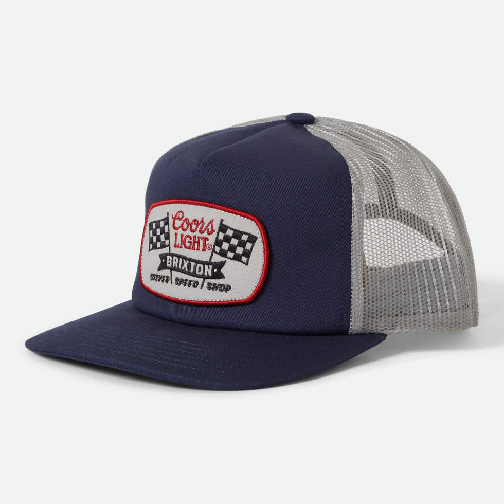 Coors Light Pit Stop Trucker Hat- Coors Navy/Silver