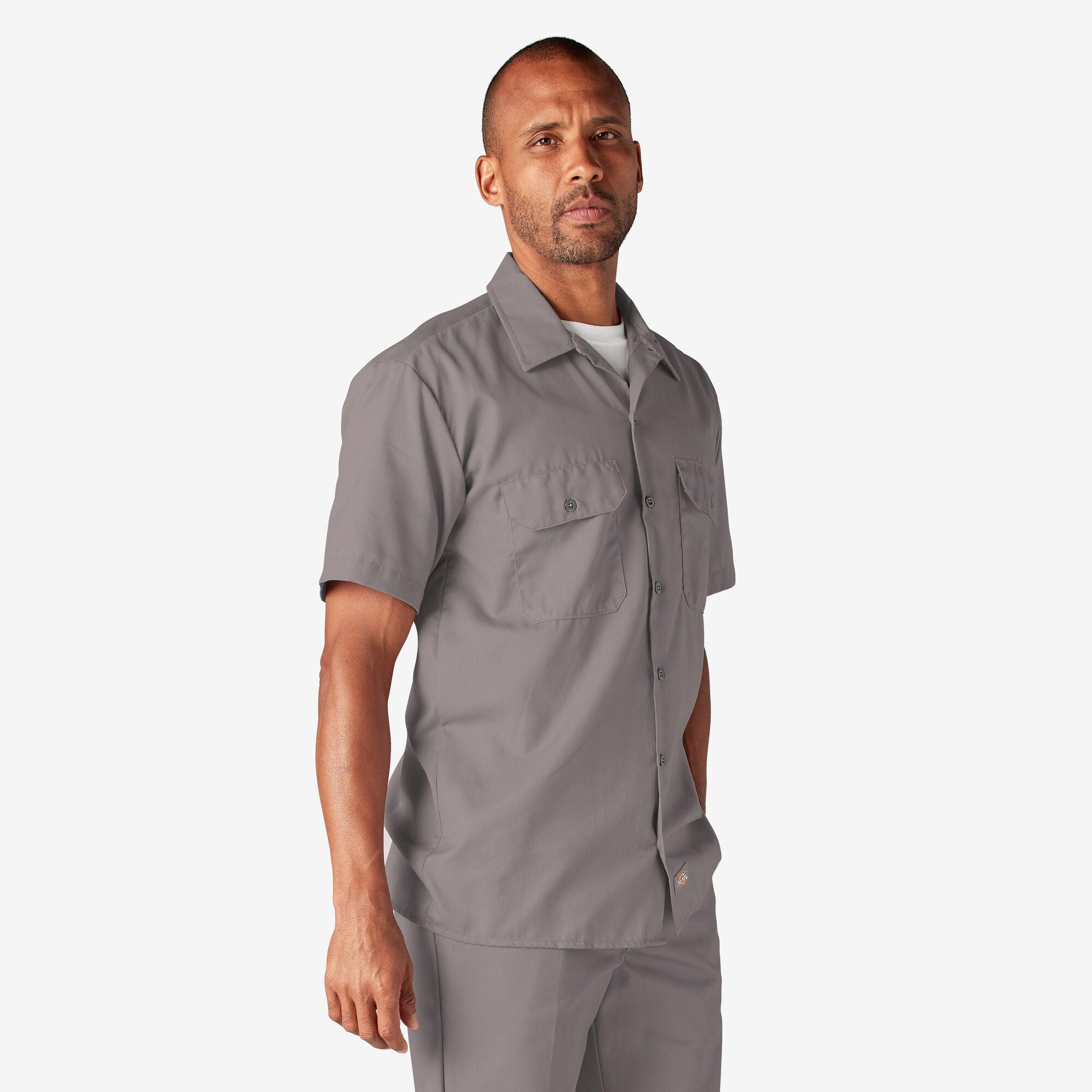 Short Sleeve Work Shirt, Silver - Purpose-Built / Home of the Trades
