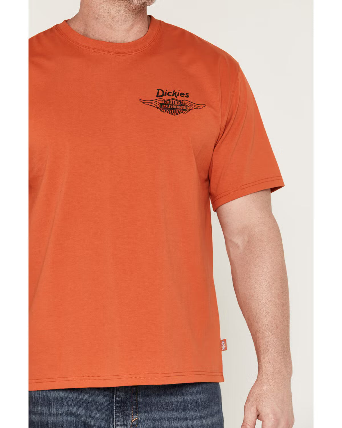 Dickies x Harley Davidson Wash Tee- Vintage Orange