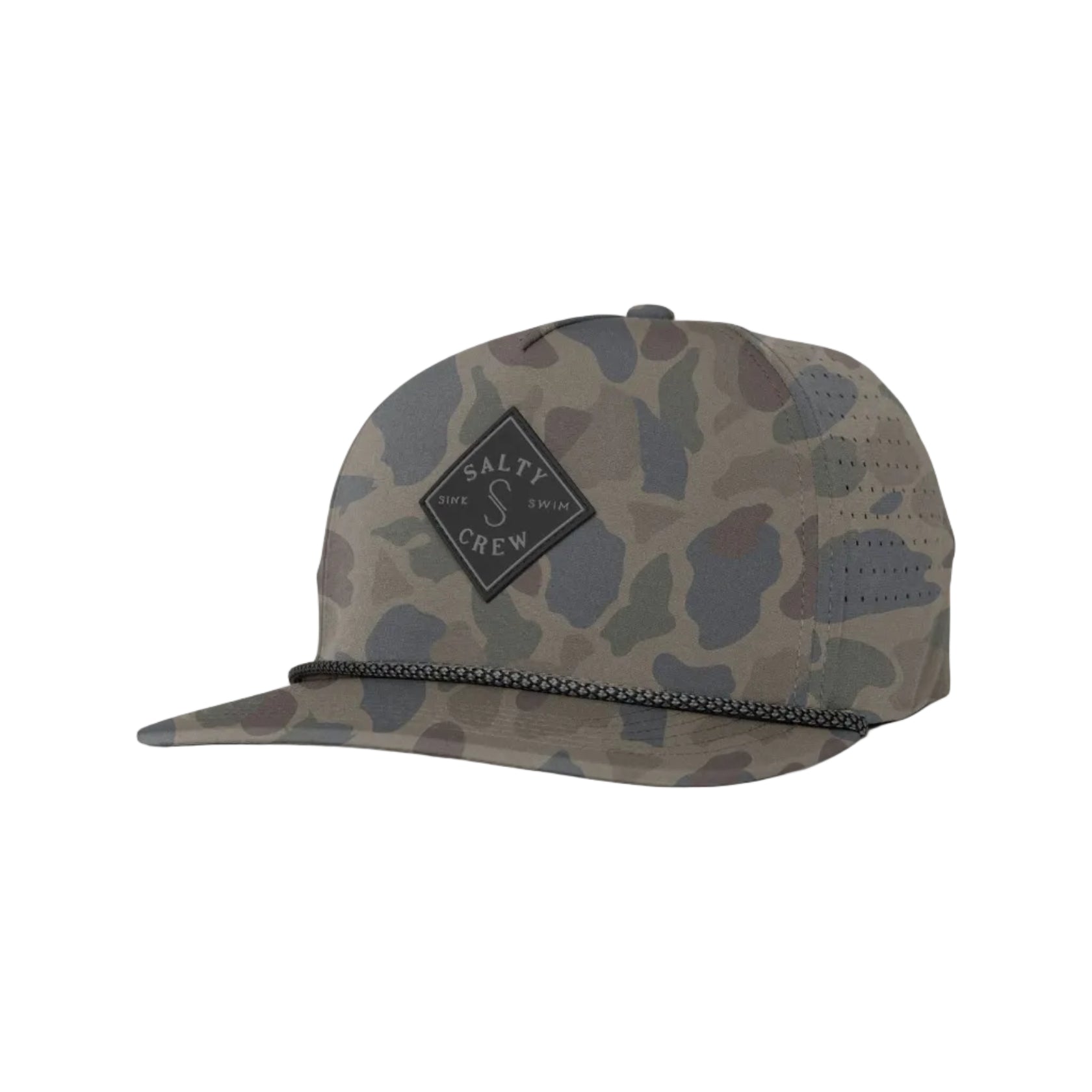Long Range Snapback- Sand Camo
