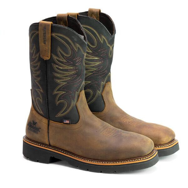 AMERICAN HERITAGE SQUARE TOE WELLINGTON Ã¢â‚¬â€œ WATERPROOF Ã¢â‚¬â€œ 11Ã¢â‚¬Â³ SAFETY TOE - Purpose-Built / Home of the Trades