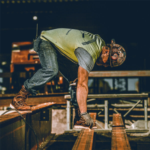 American Heritage – 8″ Trail Crazy Horse Moc Toe – MAXWear Wedge™ (Soft Toe)