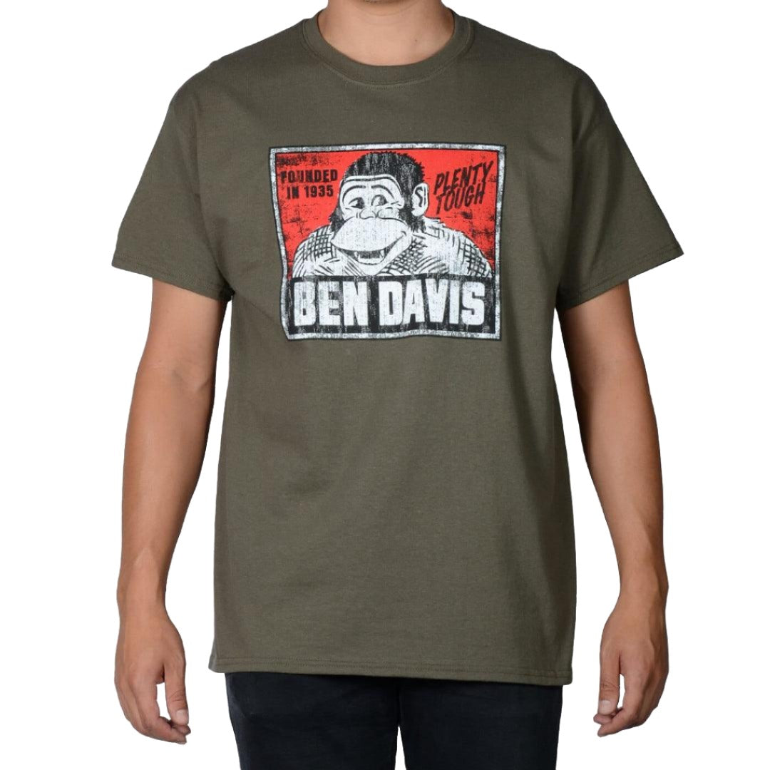 Vintage Logo T-Shirt: Olive - Purpose-Built / Home of the Trades