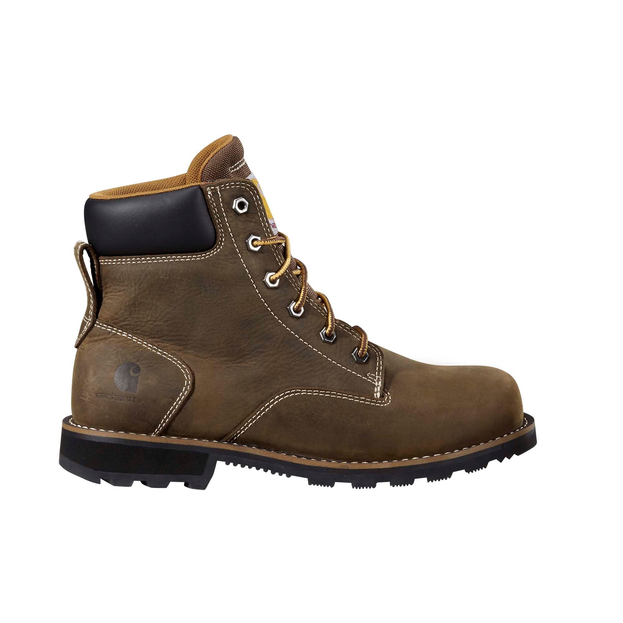 Women's Frontier 6'' Water Resistant Steel Toe Boot, Mossy Brown