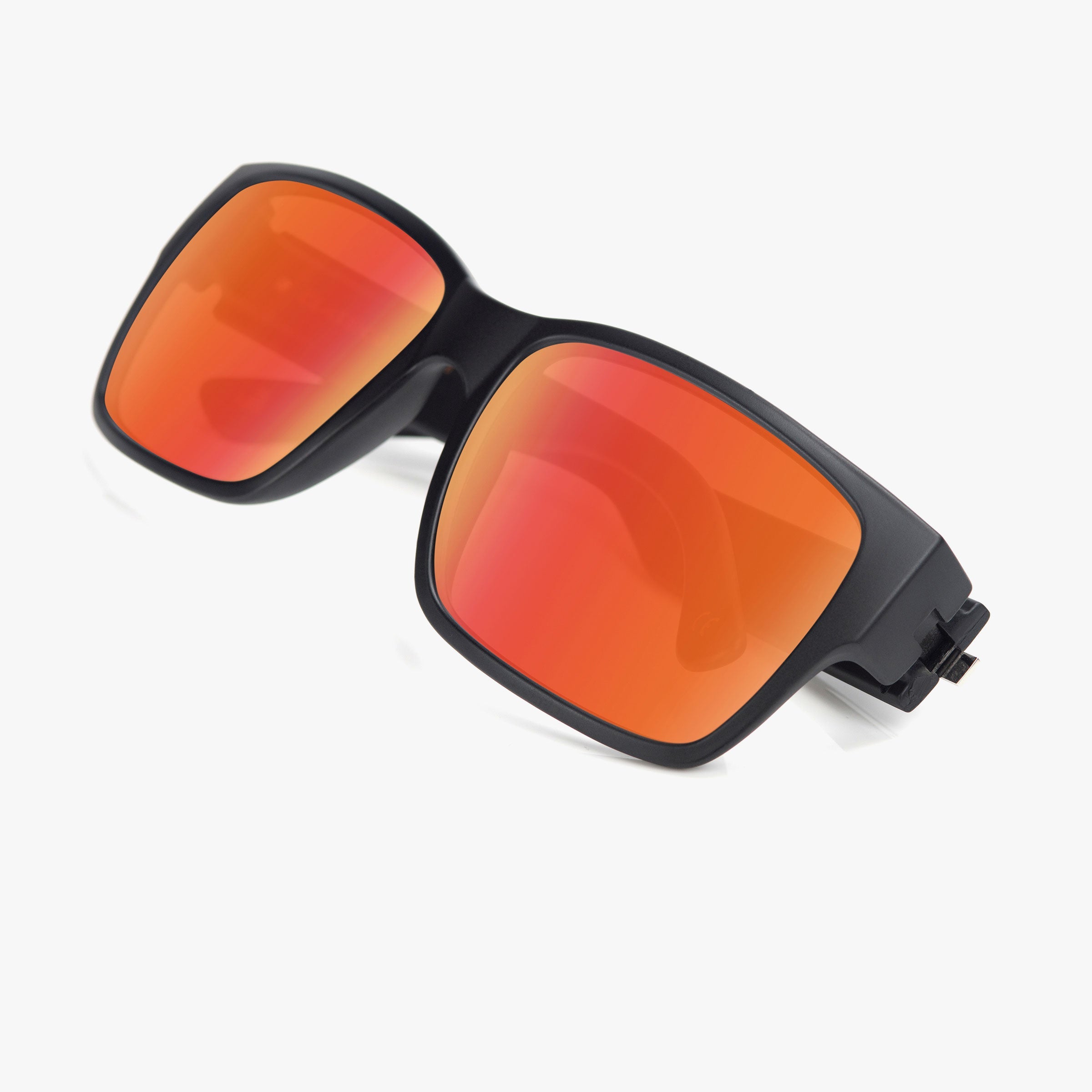 Classico - Black Matte / Red Chrome Polarized