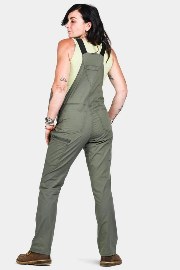 Women's Freshley Overalls Ultralight Ripstop - Lichen Green