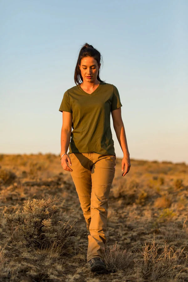 Women's GO TO Stretch Canvas Pant - Sawdust Brown