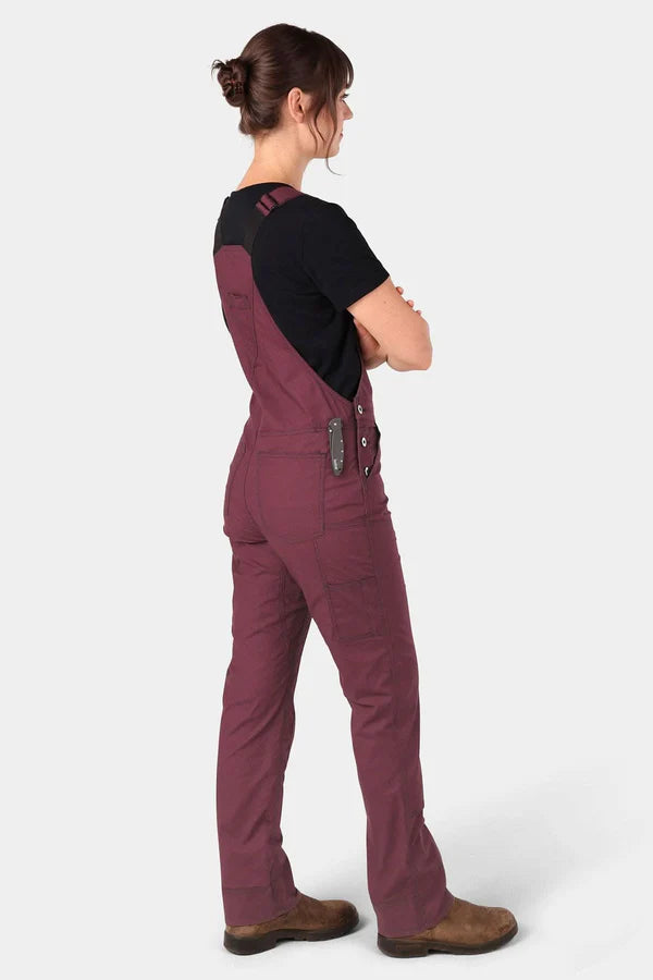 Women's Freshley Overalls Ultralight Ripstop - Elderberry Maroon