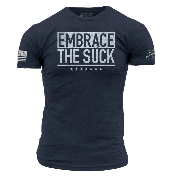 Embrace The Suck  T-Shirt - Midnight Navy